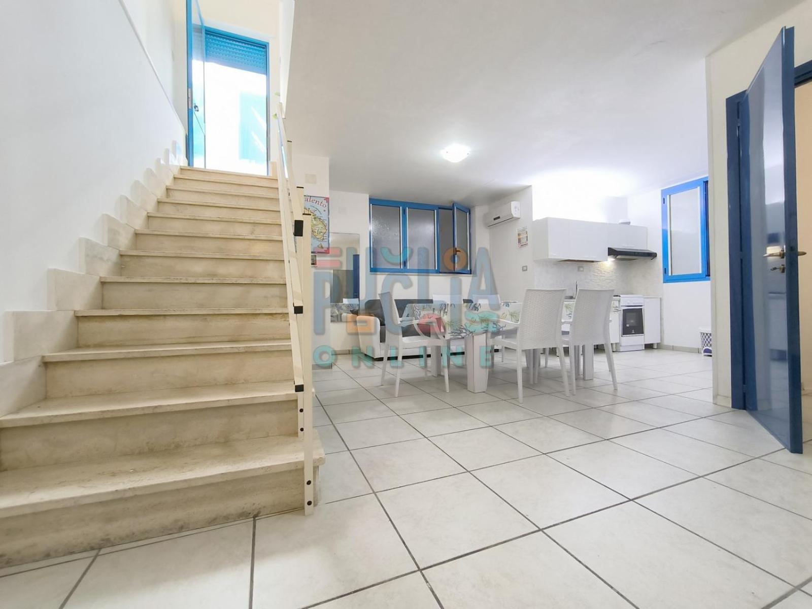 Bilocale Blue House Fronte Mare, A Posto Rosso Apartment Capilungo Luaran gambar